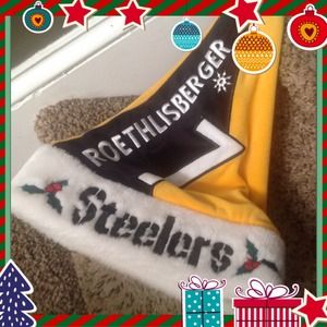 Roethlisberger Steelers Santa Hat *NEVER WORN*
