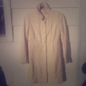 J. Crew Mother of Pearl Wool Blend Coat