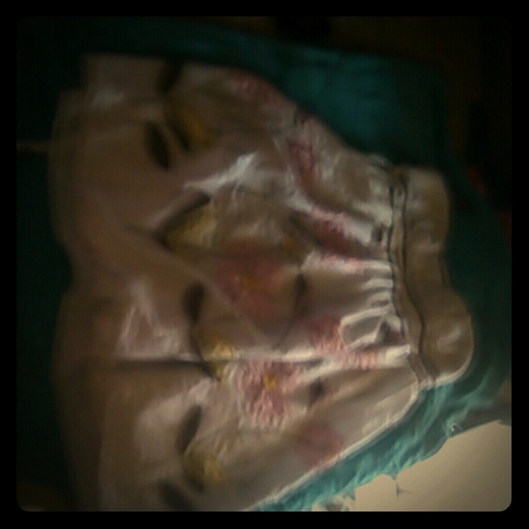 A dress with flowers