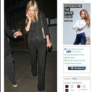 Siwy Penelope flare magic black SOFT STRETCH 25 26