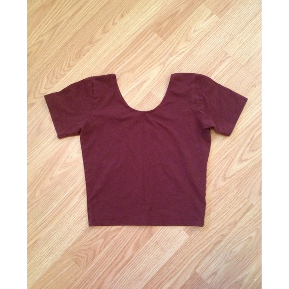 Cotton Spandex Jersey Crop Tee (NWOT - Picture 2 of 2