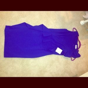 Calvin Klein never worn blue dress