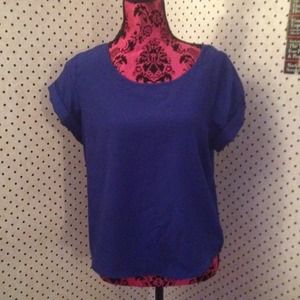 Blue short sleeve