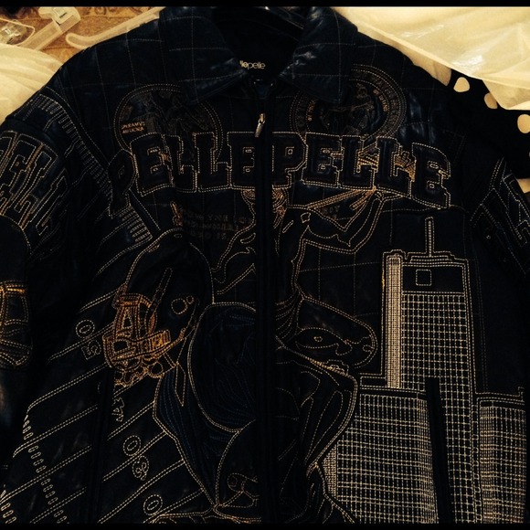 Marc Buchanan Black Leather Jacket