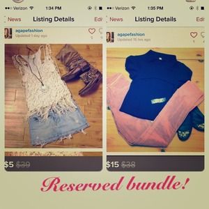 Skirt & Skinny cords reserved!