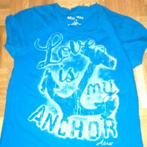 Aeropostale love is my anchor shirt