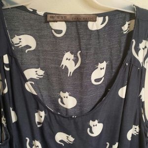 Zara Dresses - Zara cat, print dress XS Zara Dresses - Zara cat, print dress XS