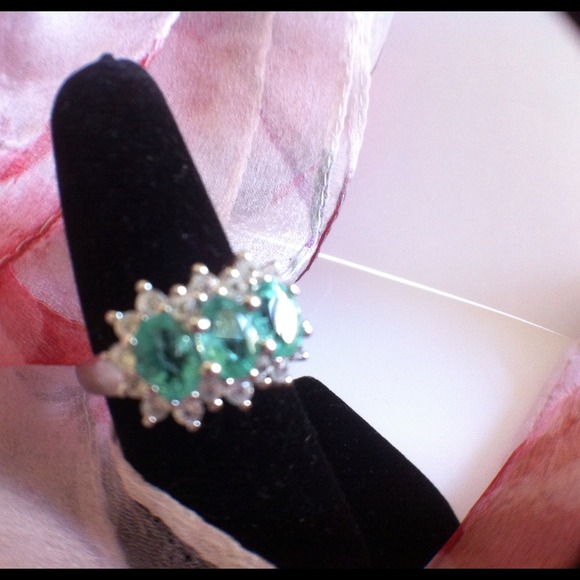PRICE DROP AGAIN! Columbian Emerald/Zircon