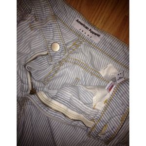 REDUCED Stripe Stretch Bull Denim Highwaist Pants