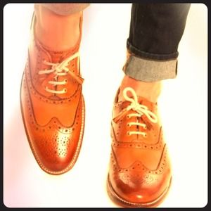 🎉Host Pick🎉💝Wingtip Brand new brown oxfords!