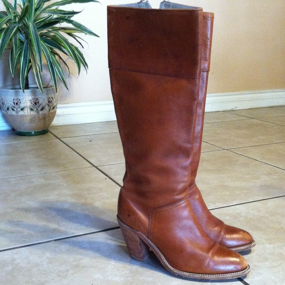 Frye leather riding boots