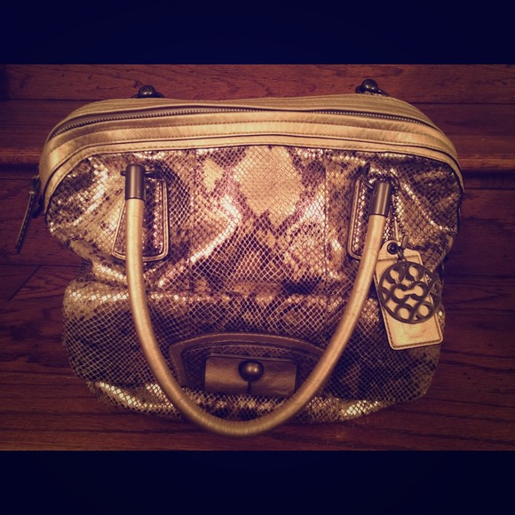 Coach handbag- snake skin