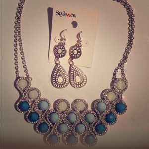 Style & Co. Earring & Necklace Set