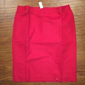 New with tags red cord skirt