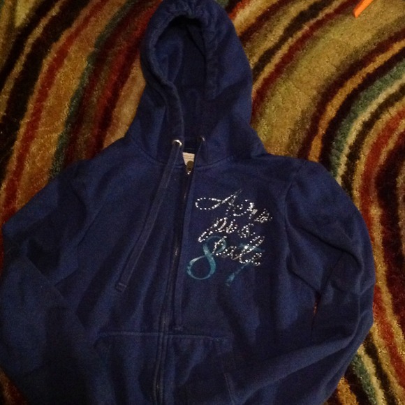 Purple Aeropostale zipper hoodie