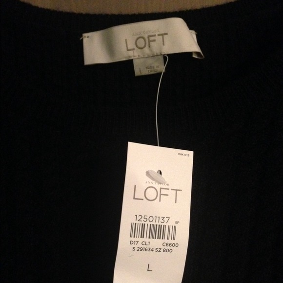 ๐ซSOLD IN BUNDLE๐ซ๐HP๐LOFT black sweater dress - Picture 2 of 3
