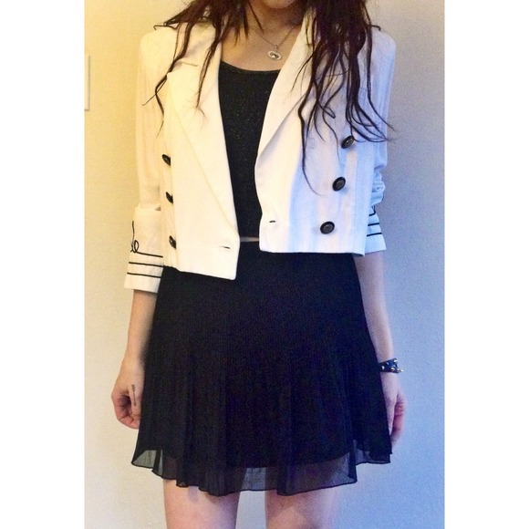 Zara Dresses & Skirts - 💫BUNDLE💫 ZARA black chiffon skirt + bleached top