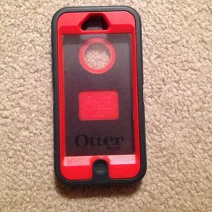 ❌Sold❌!Reduced! Orange otterbox with clip