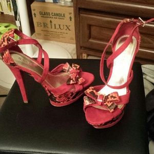 Dark Red Heels