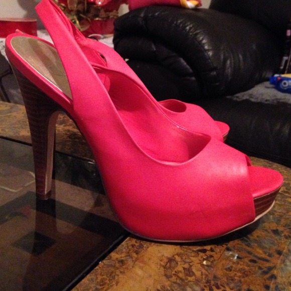 Jessica Simpson Hot Pink Heels