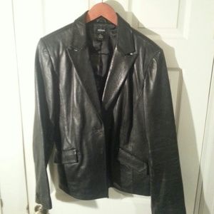 Leather Blazer