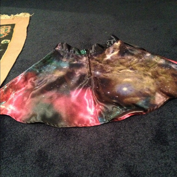 nasty gal cosmic skater skirt size small ππ - Picture 2 of 4