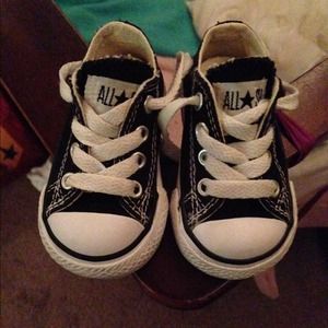 Black infant converse