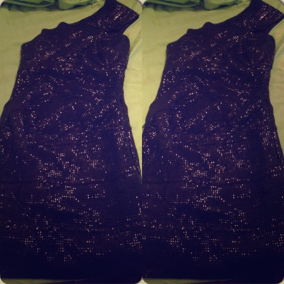 Black cocktail dress