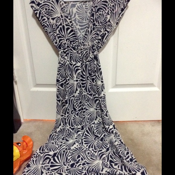 Tropical maxi dress