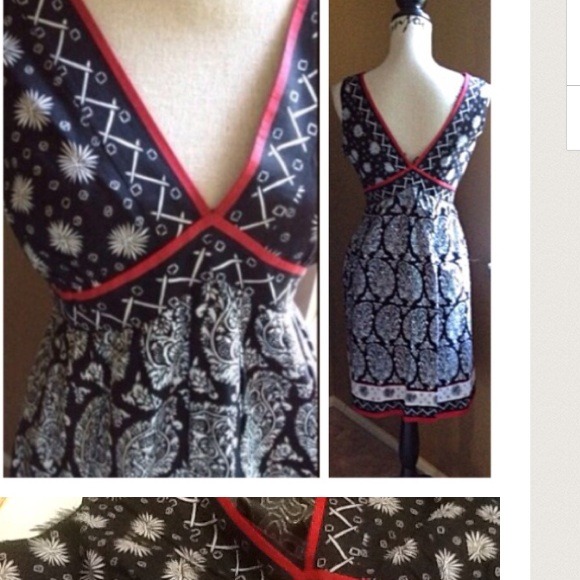 Georgeous lined 100% cotton dress Adrianna Pappell - Picture 2 of 3