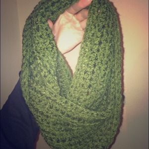 Custom olive infinity scarf