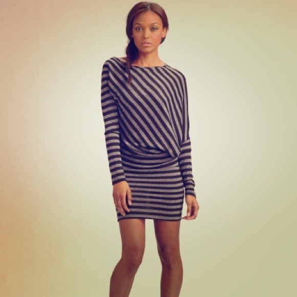 SOLD! BCBGMaxAzria Side-drape Tunic Dress