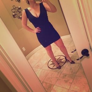 Sold on eBay!! Authentic Herve Leger navy dress