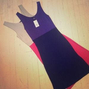 H&M color block tank dress.