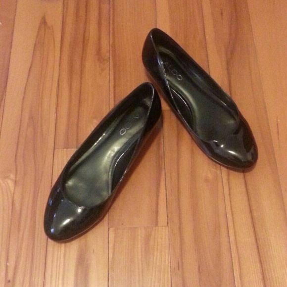 Aldo Black Patent Shoes