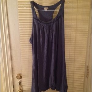American Eagle navy racer back dress