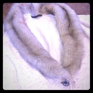 Armani Exchange fur lined sweater