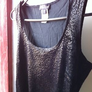 Bebe animal print dressy tank