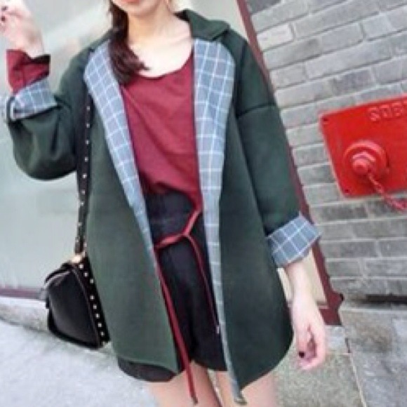 Outerwear - SWEET DEAL!! New Sweet Vogue Wool Green thin coat