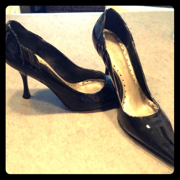 BCBG black stiletto heels