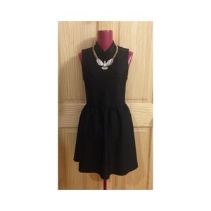 High Neck Skater Dress
