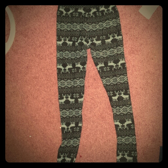 Navy Blue Winter Leggings