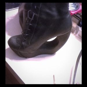 Jeffrey Campbell (wedge, cutout, booties)