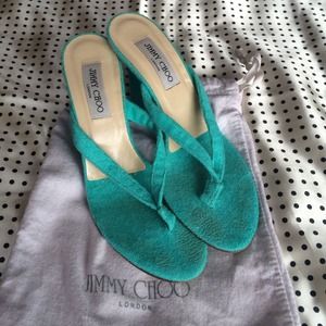 Jimmy Choo terry cloth wedges