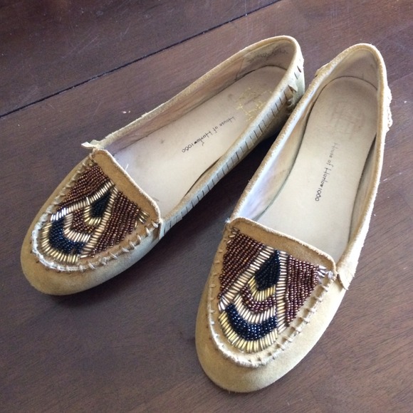House of Harlow 1960 Shoes - House of Harlow Millie moccasin in Honey color