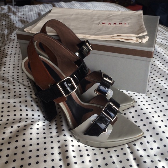 SOLD!! !!Host Pick!! Marni heeled buckle sandals