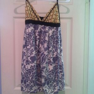 Floral printed summer dress