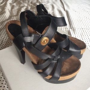 Balenciaga cork sandals