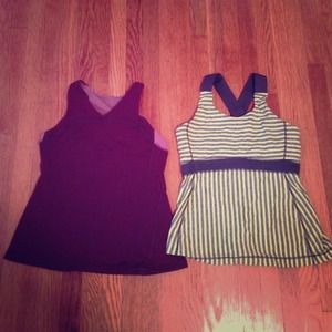 Lululemon tanks with built in bra
