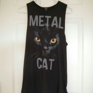 Metal cat muscle tank